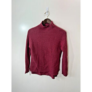 Bartolini Women’s Wool Cashmere Blend Sweater Size M Purple Pink Minimalist Cozy